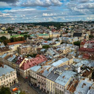 aerial view of city buildings during daytime